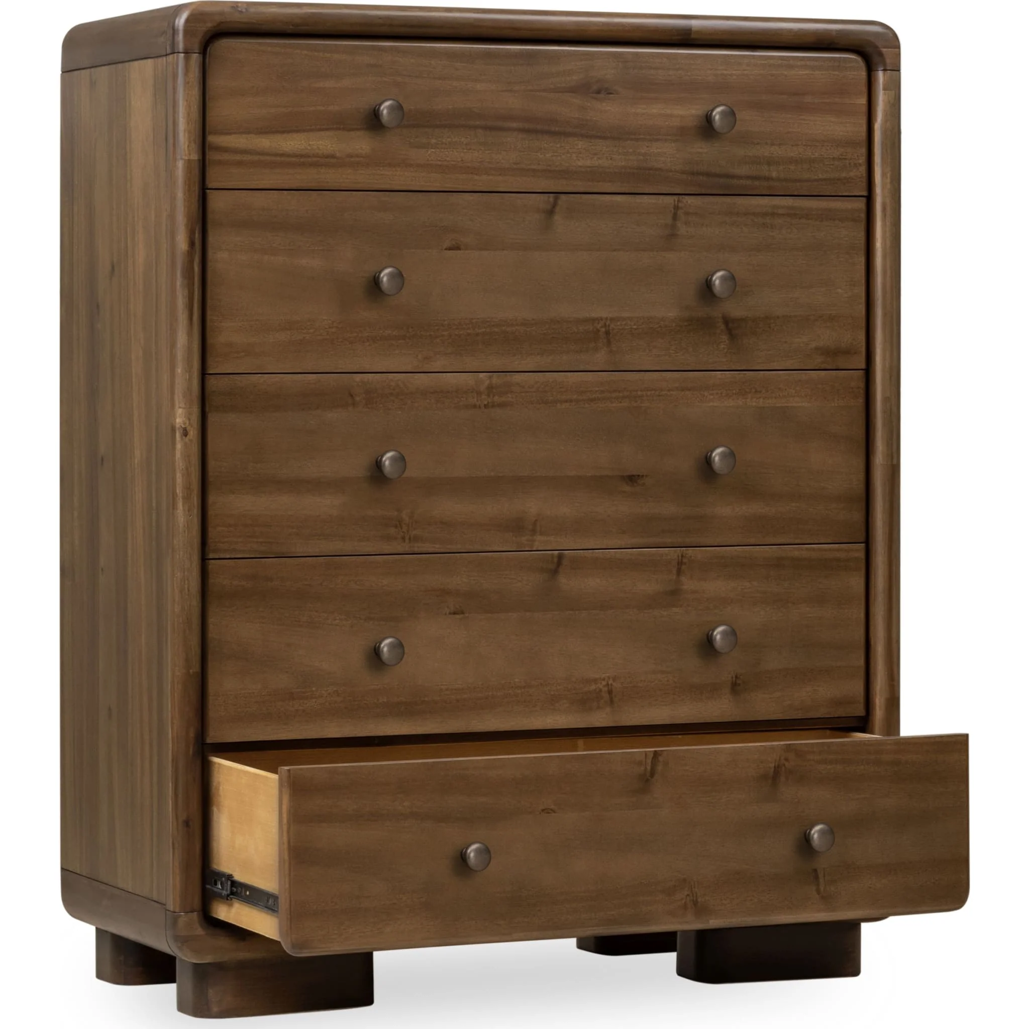 Boka Five Drawer Acacia Wood Chest in Impala - Image 5