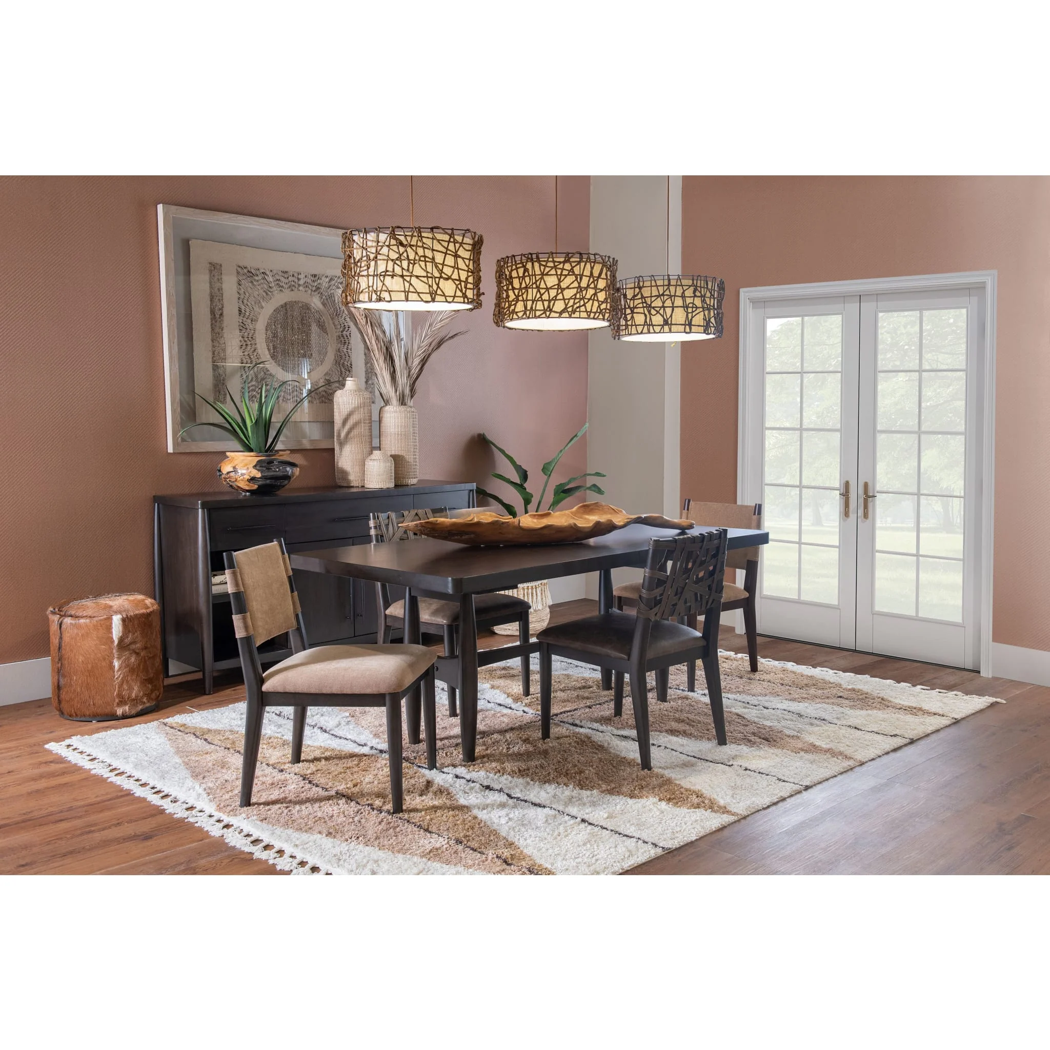 Koko Extendable Rectangular Dining Table in Minx - Image 12