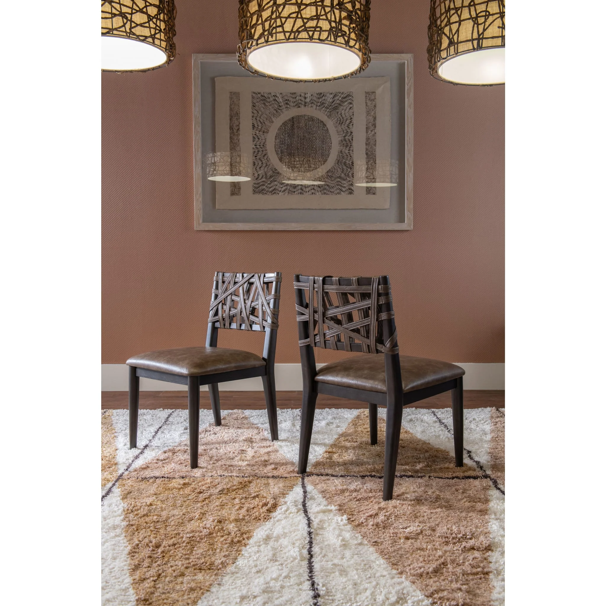 Koko Synthetic Leather Dining Chair in Minx - Image 5