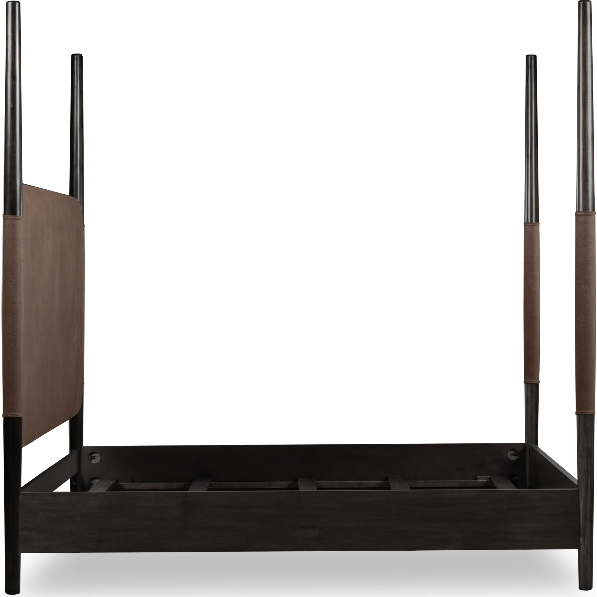Koko Upholstered Poster Bed in Minx - Image 7