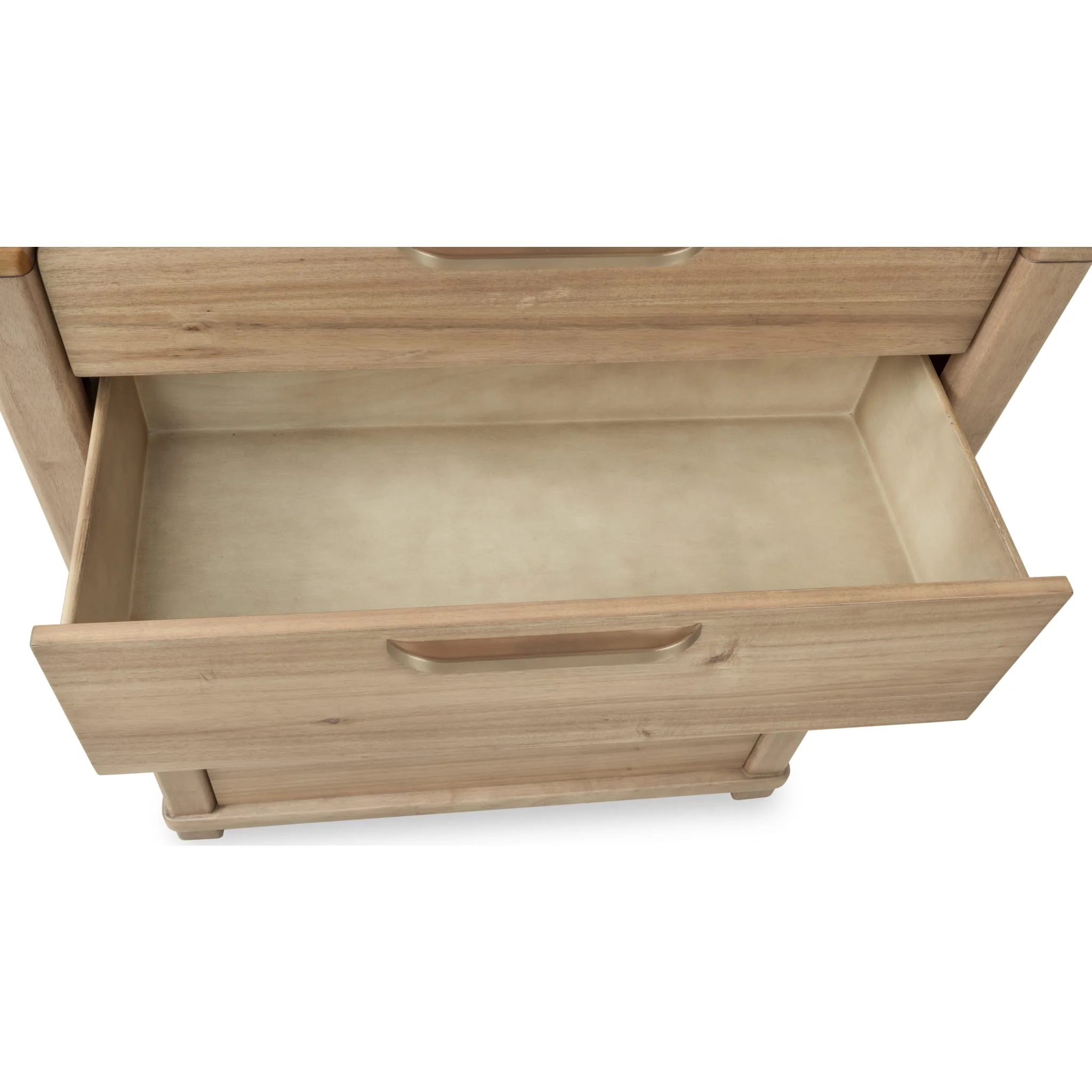 Kione Five Drawer Acacia Wood Chest in Lioness - Image 6