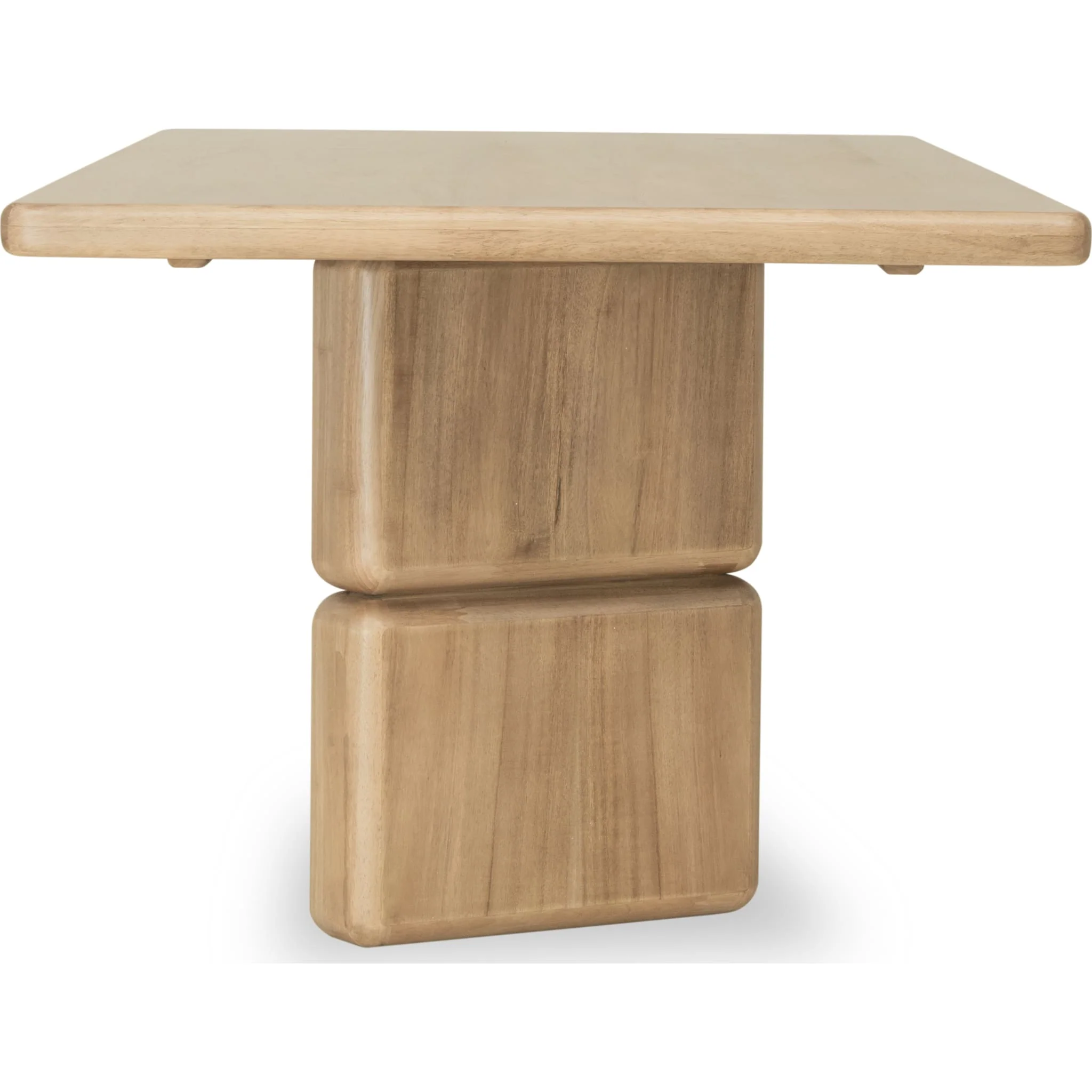 Nia Rectangular Acacia Wood Dining Table in Lioness - Image 5