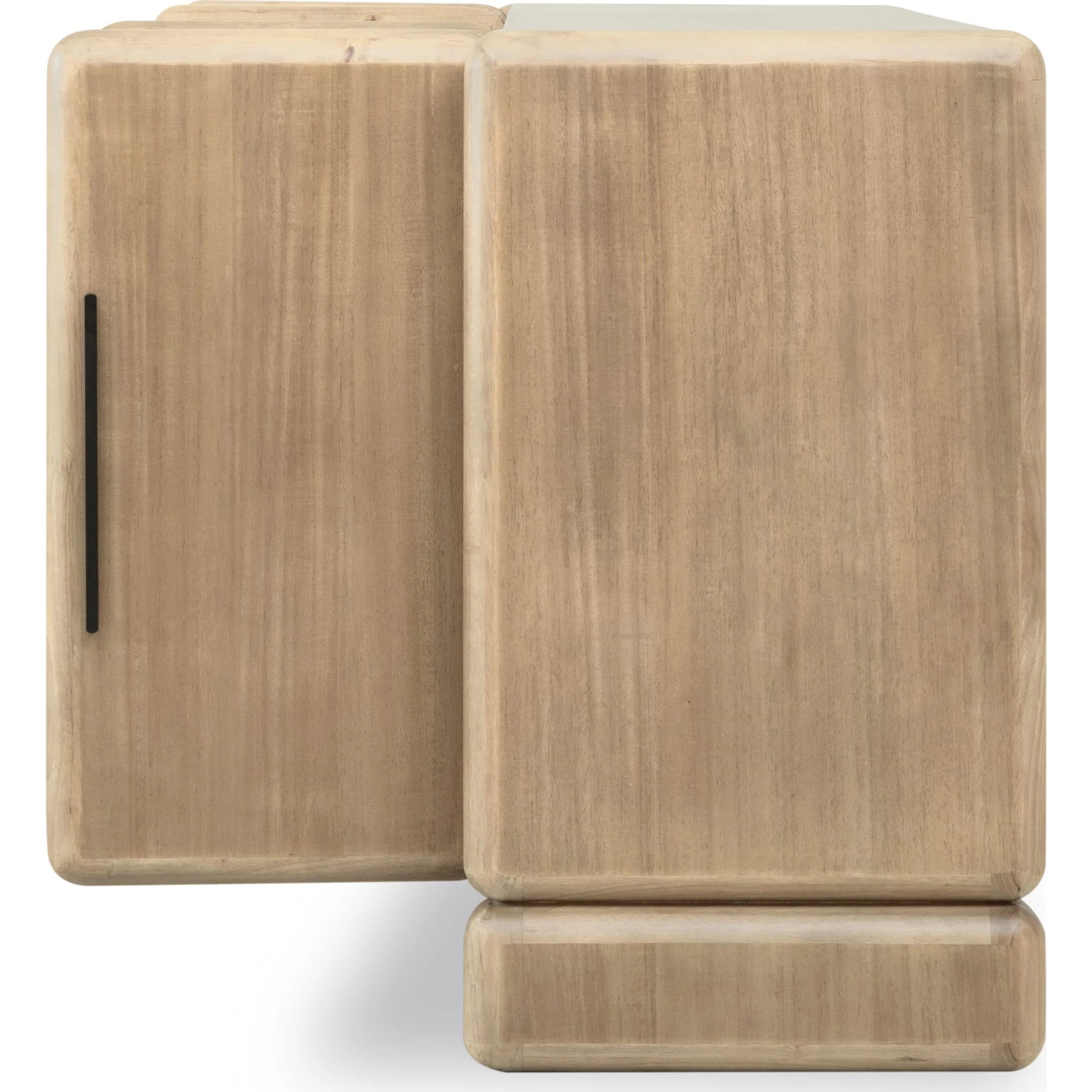 Nia Four Door Acacia Wood Sideboard in Lioness - Image 4