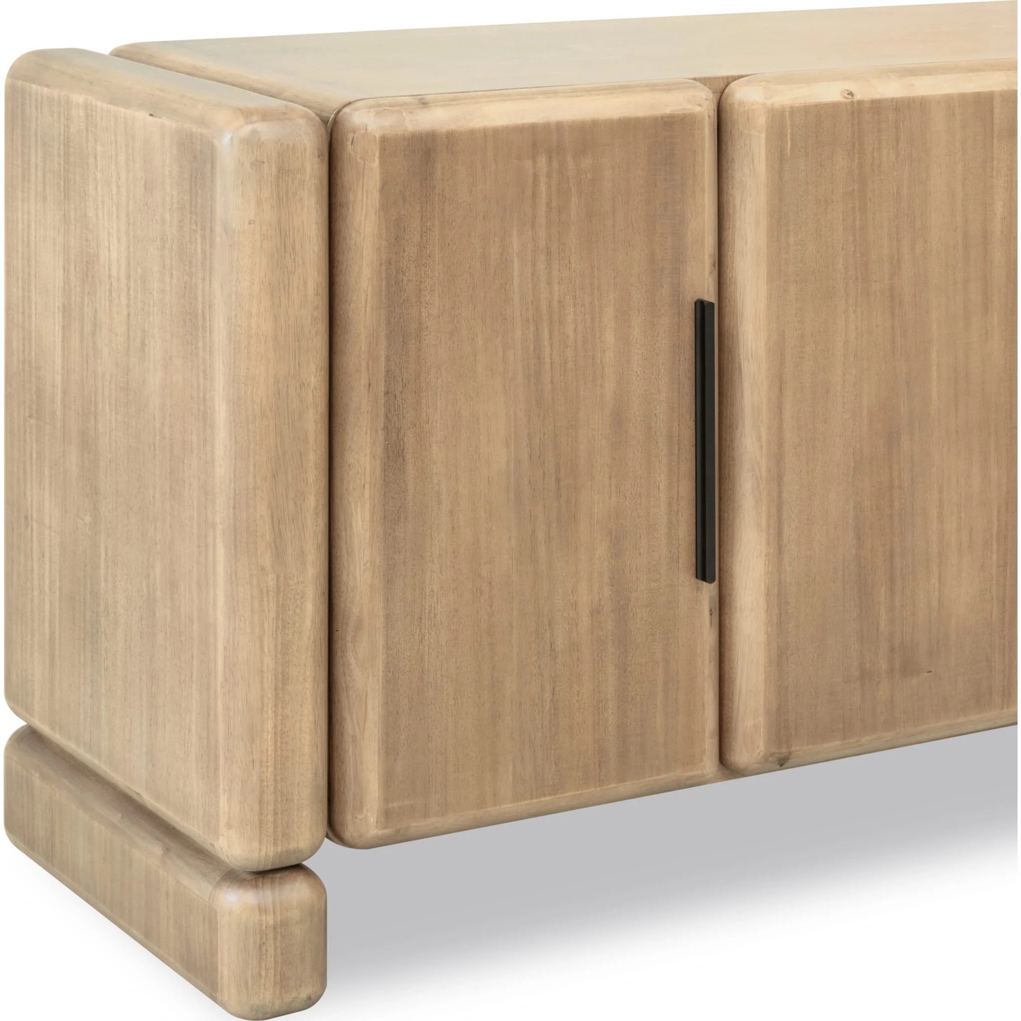 Nia Four Door Acacia Wood Sideboard in Lioness - Image 5