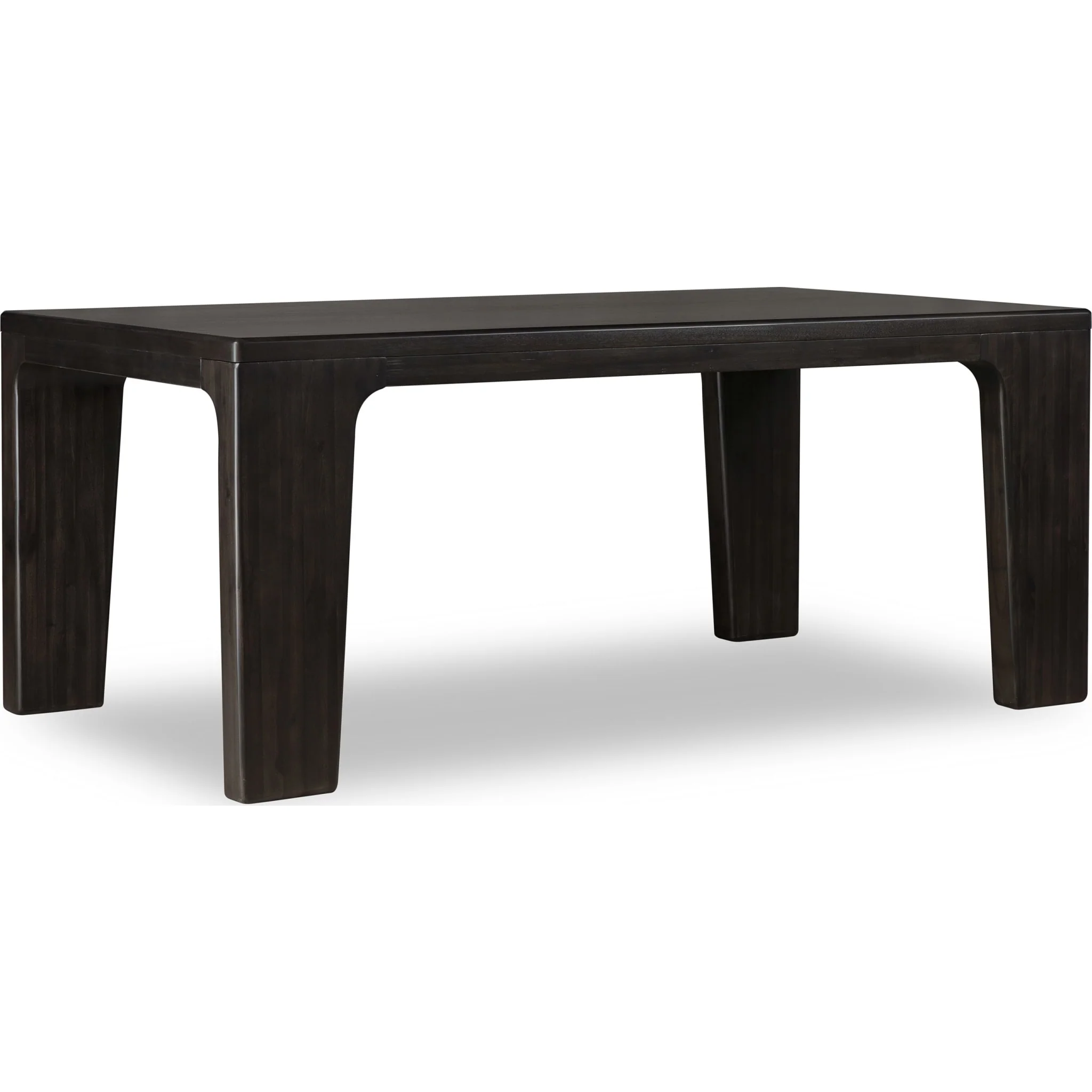 Zamba Rectangular Acacia Wood Dining Table in Jaguar - Image 3
