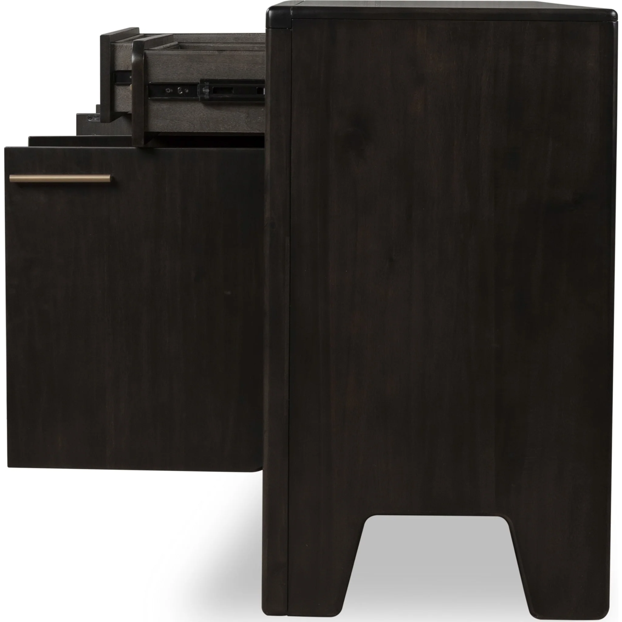 Zamba Four Door Two Drawer Acacia Wood Sideboard in Jaguar - Image 7