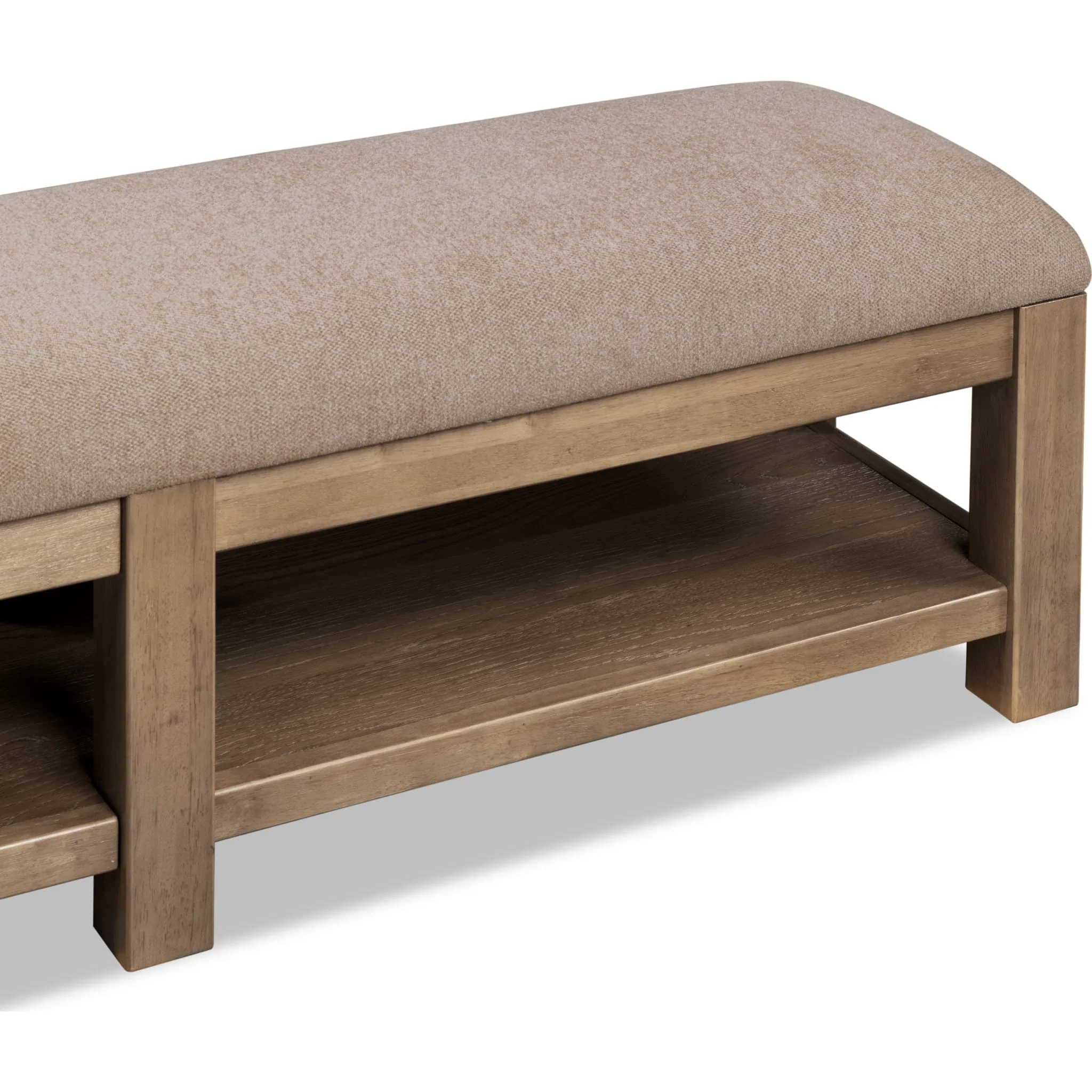 Roycroft Wd/Up Bench - Bn/H Wd - Image 6