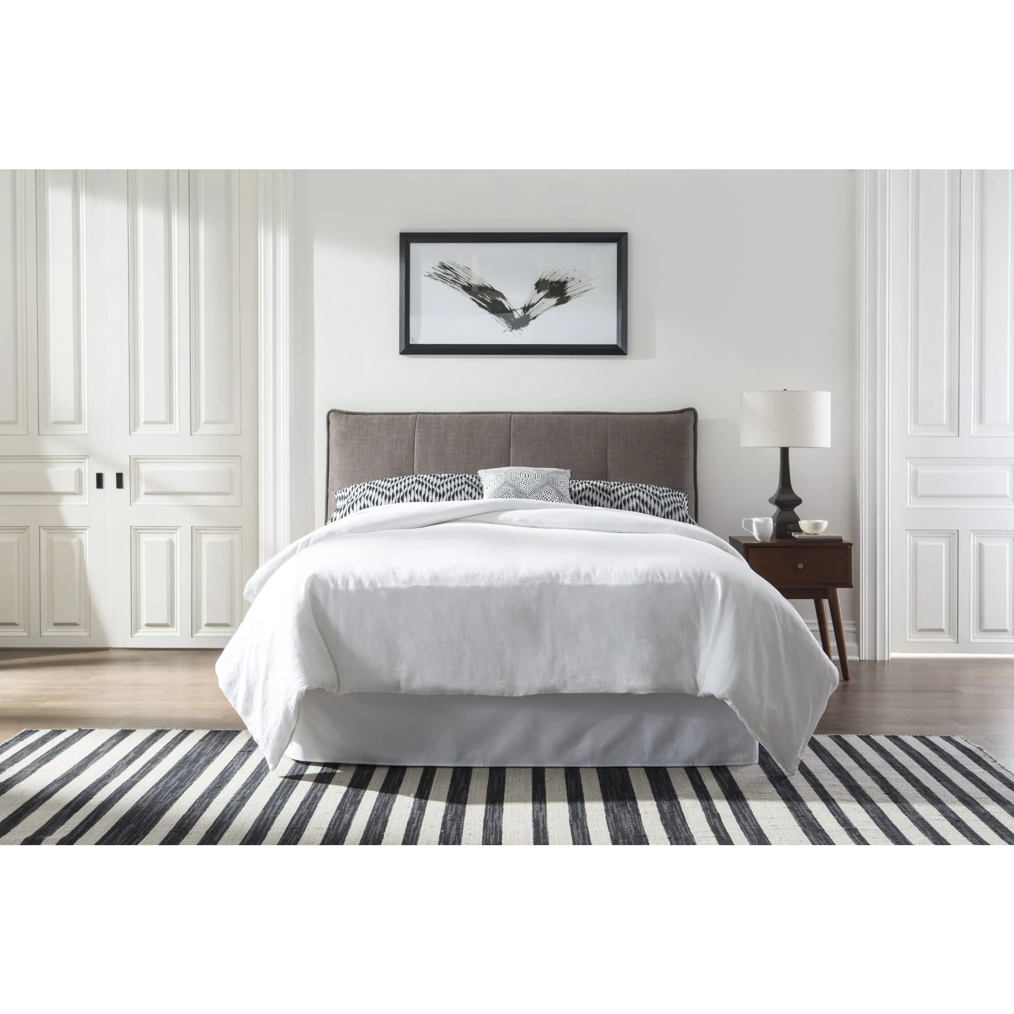 Adona Upholstered Headboard in Dolphin Linen (2026) - Image 2