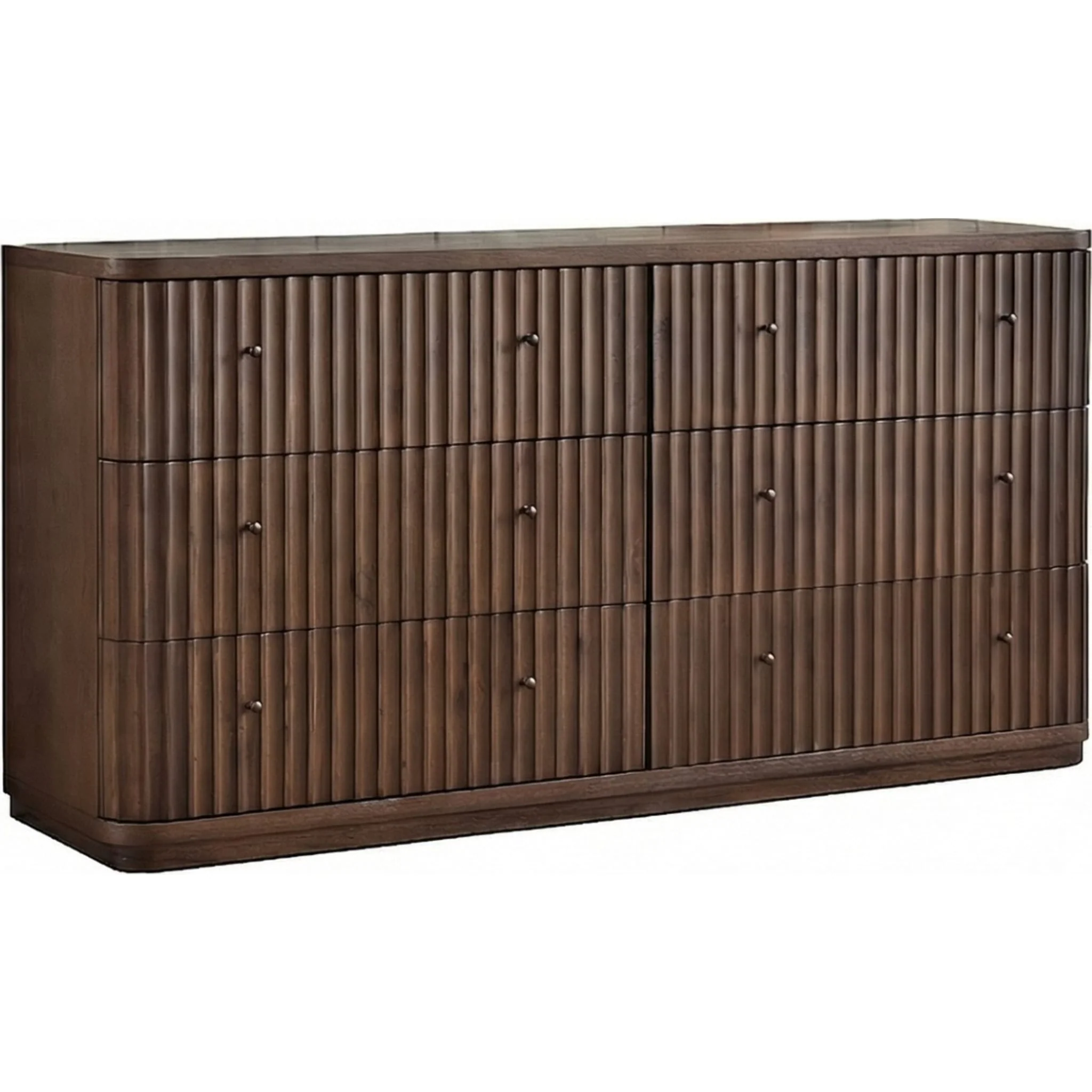 Penny Fluted Dresser - Ch Ms - Image 4